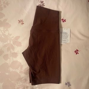 lululemon align shorts 8” (ribbed)